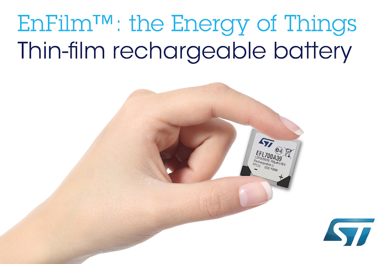 Long-life paper-thin batteries from STMicro target tomorrow’s tiny tech
